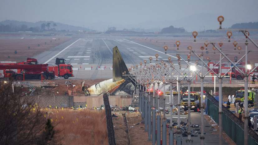 FILE PHOTO: South Korea to compile transcript of voice recording from crashed plane on Saturday
