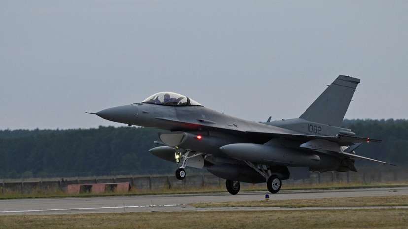 FILE PHOTO: Handover ceremony of two F-16s, in Malacky
