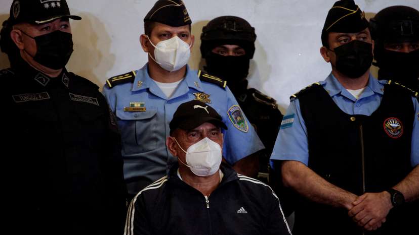 FILE PHOTO: Honduras security forces arrest ex-police chief after U.S. extradition request on drug-trafficking in Tegucigalpa