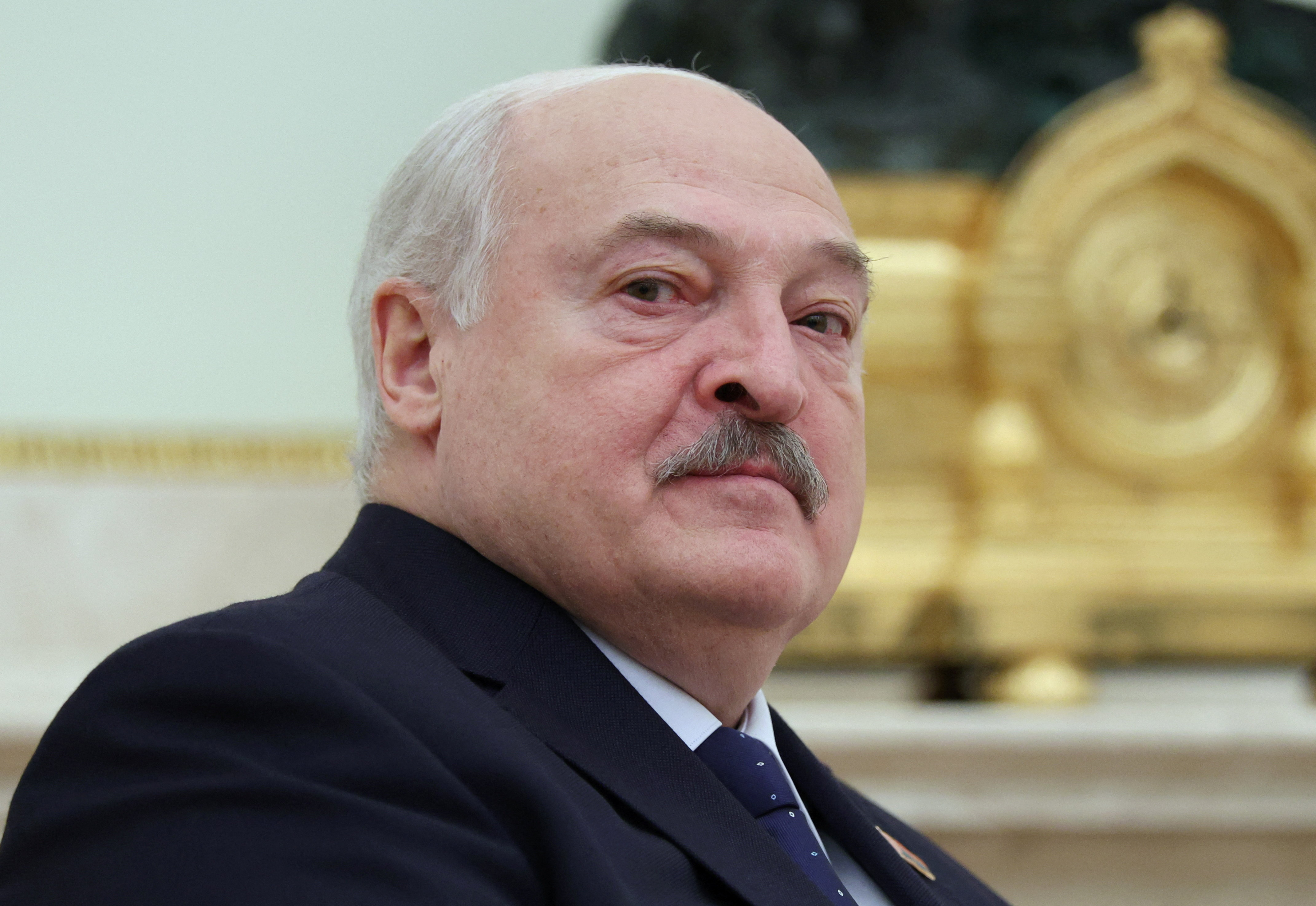 Russian President Putin meets with Belarusian President Lukashenko in Moscow