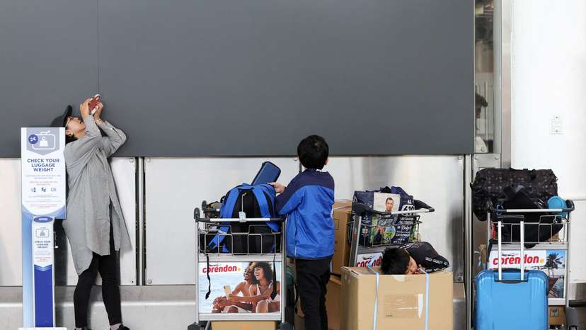 Brussels Airport after reported drone sighting