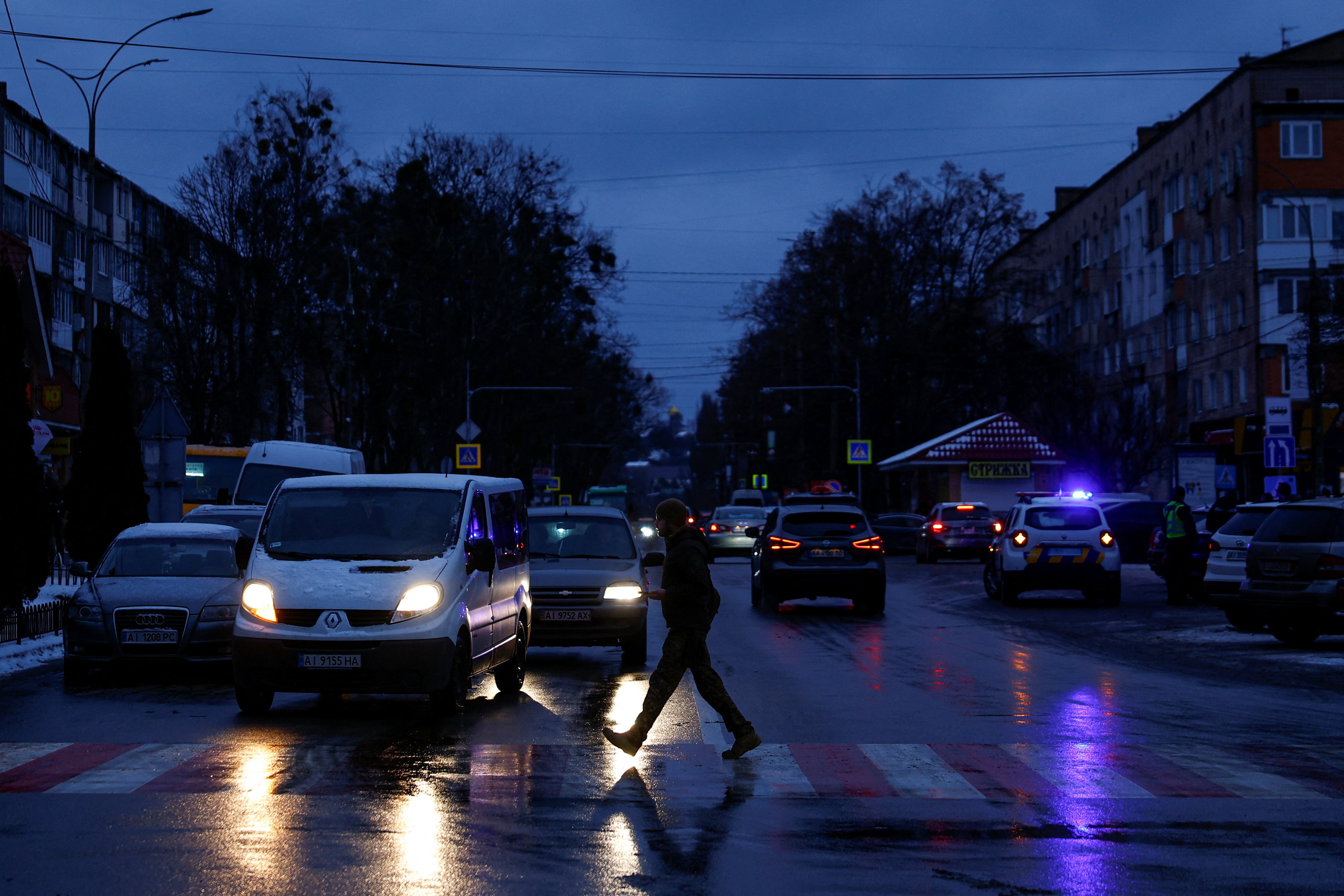 Power blackout in Kyiv region
