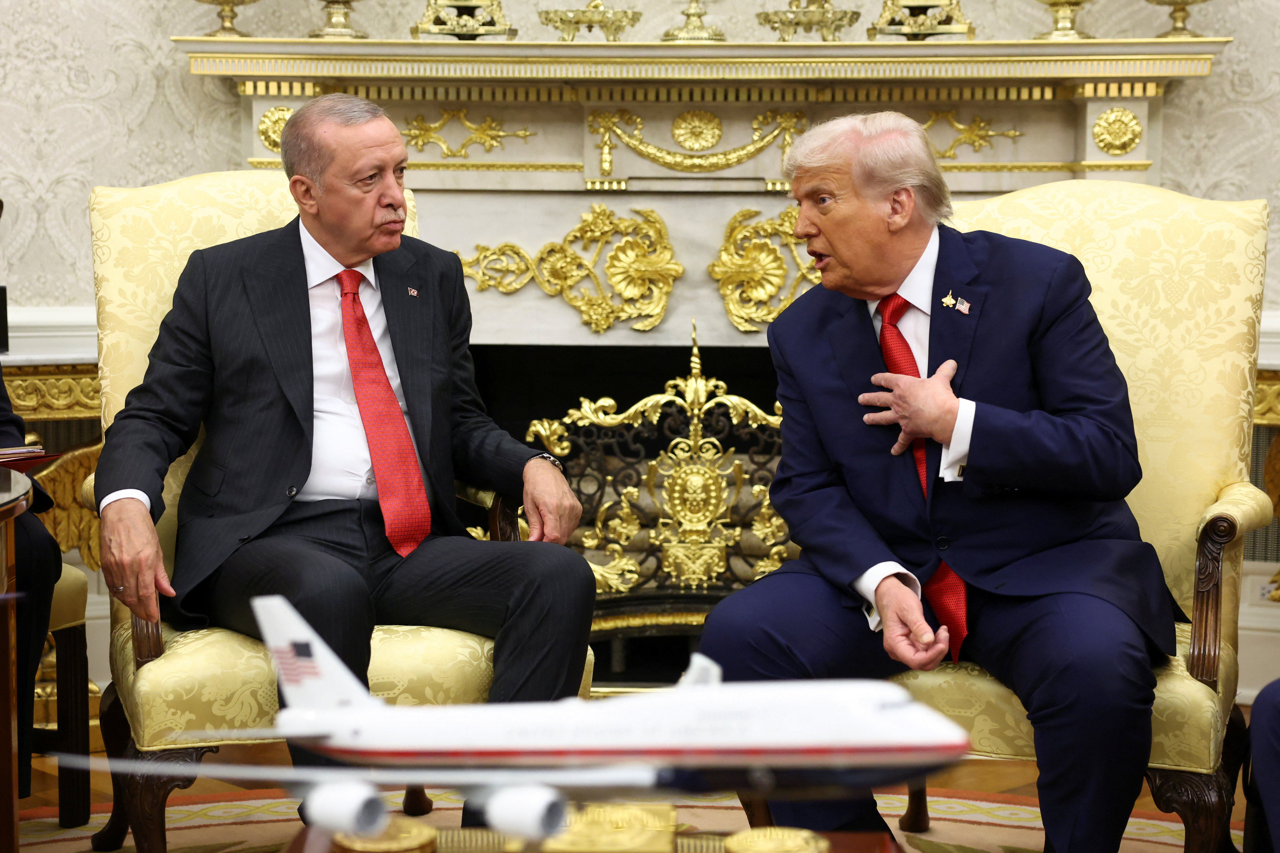 Turkey's President Erdogan visits White House, in Washington