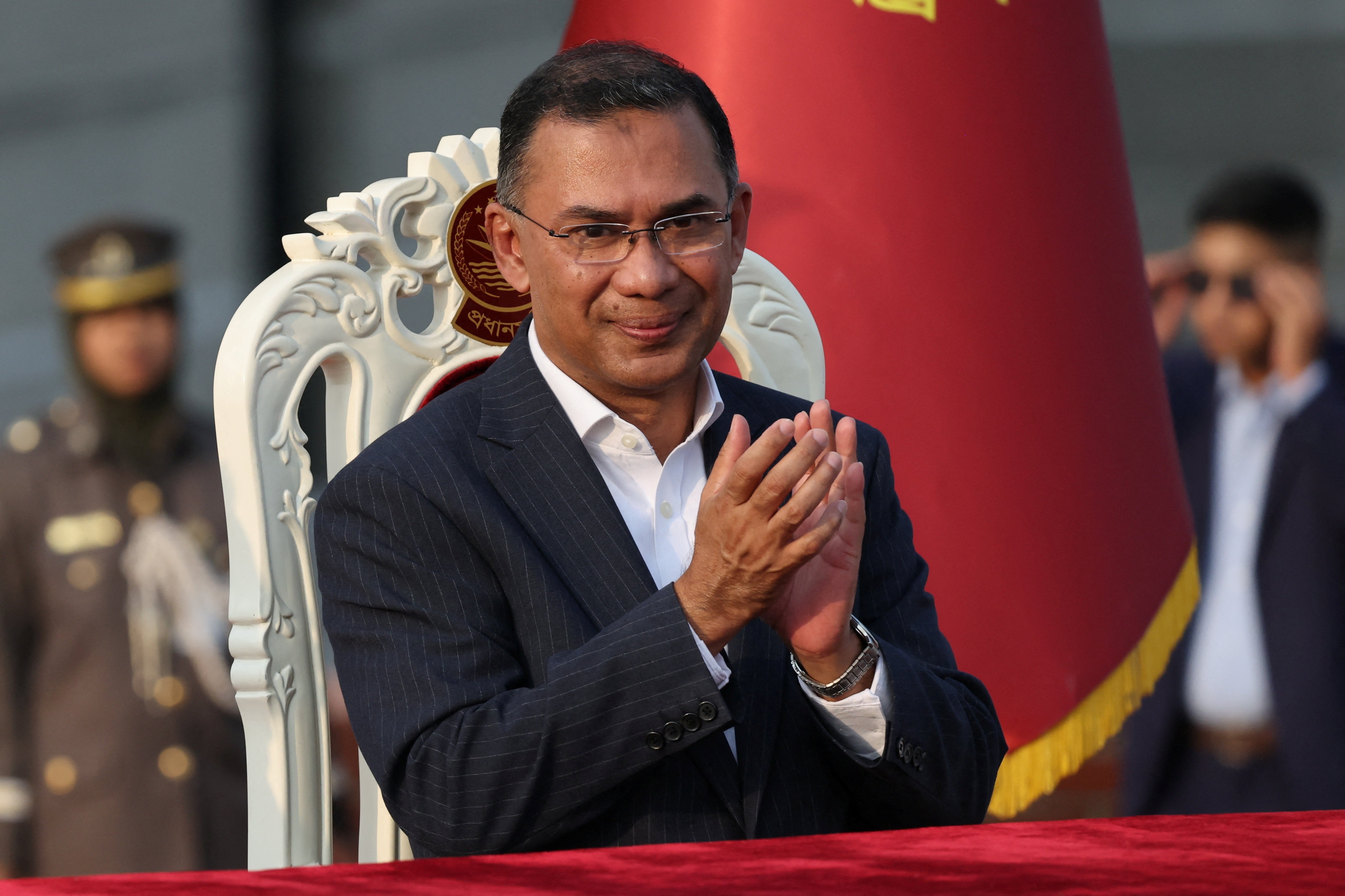Tarique Rahman is sworn in as the next Prime Minister of Bangladesh after a landslide victory in the national polls