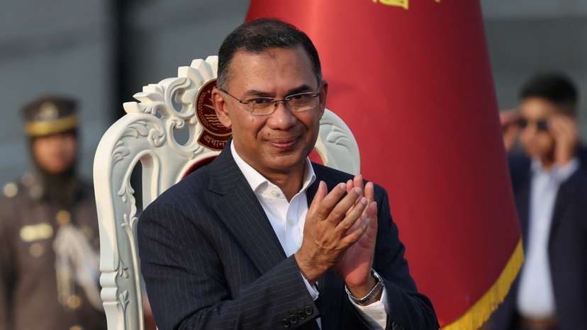 Tarique Rahman is sworn in as the next Prime Minister of Bangladesh after a landslide victory in the national polls