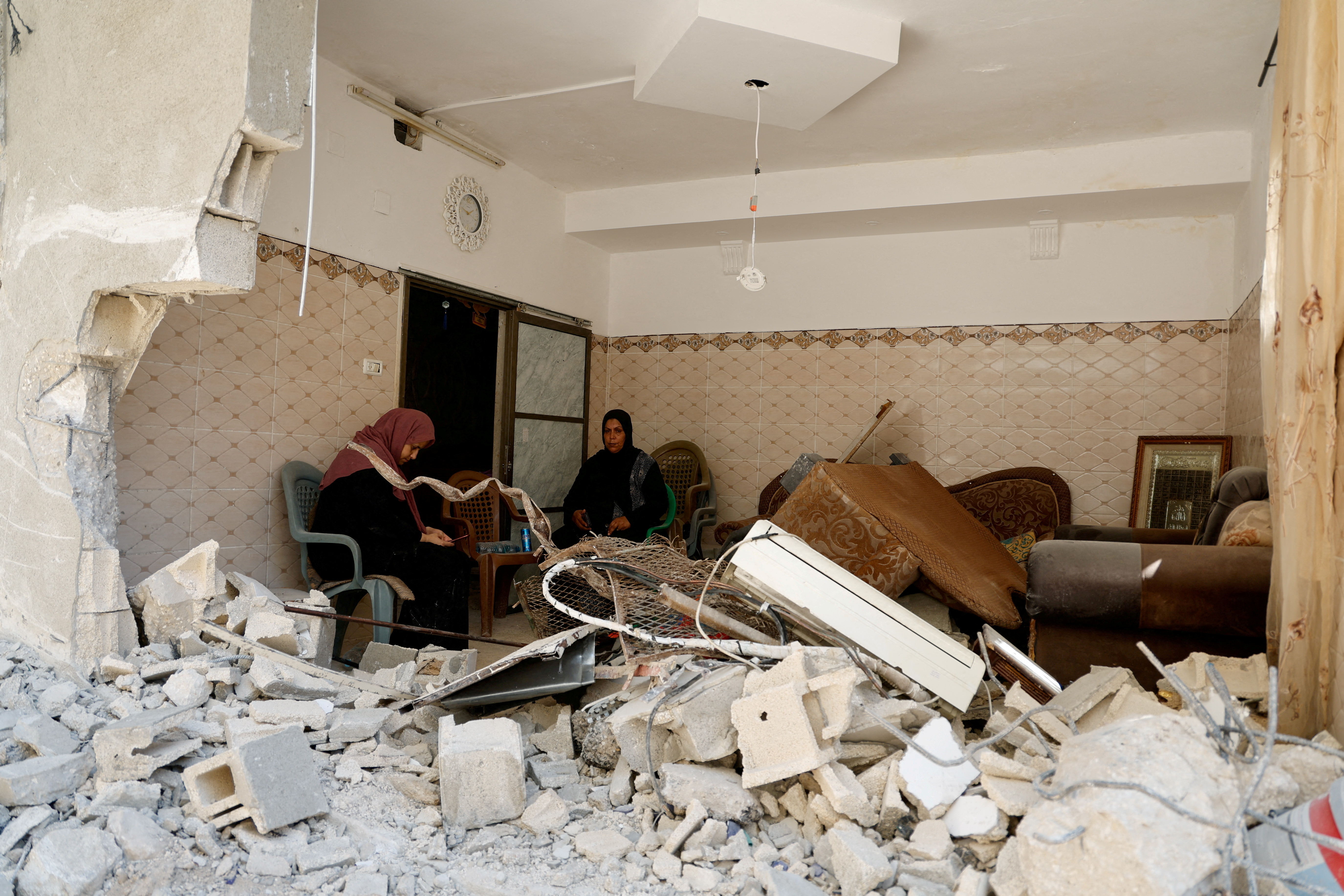 Aftermath of an Israeli raid in Tulkarm