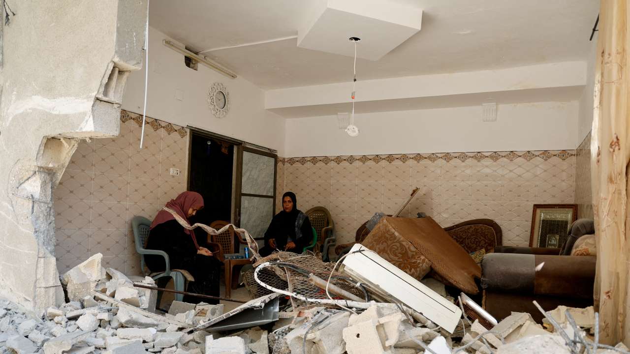 Aftermath of an Israeli raid in Tulkarm