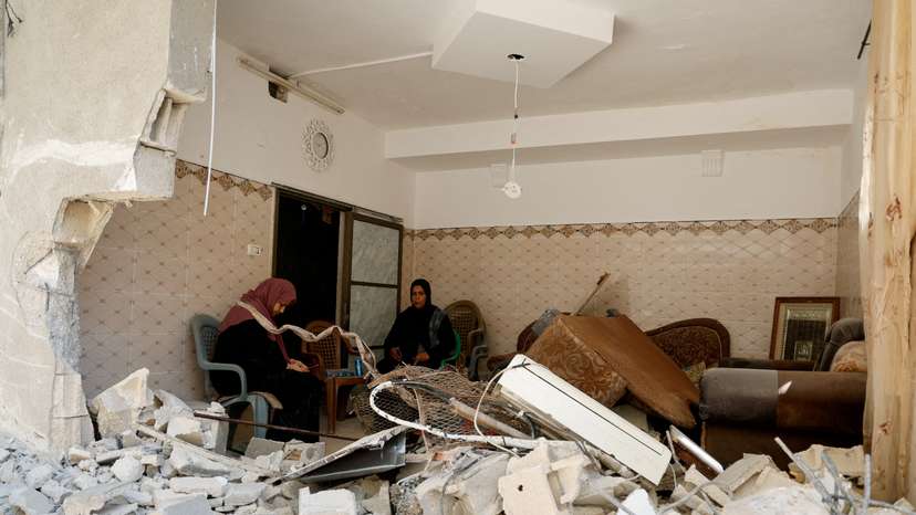 Aftermath of an Israeli raid in Tulkarm