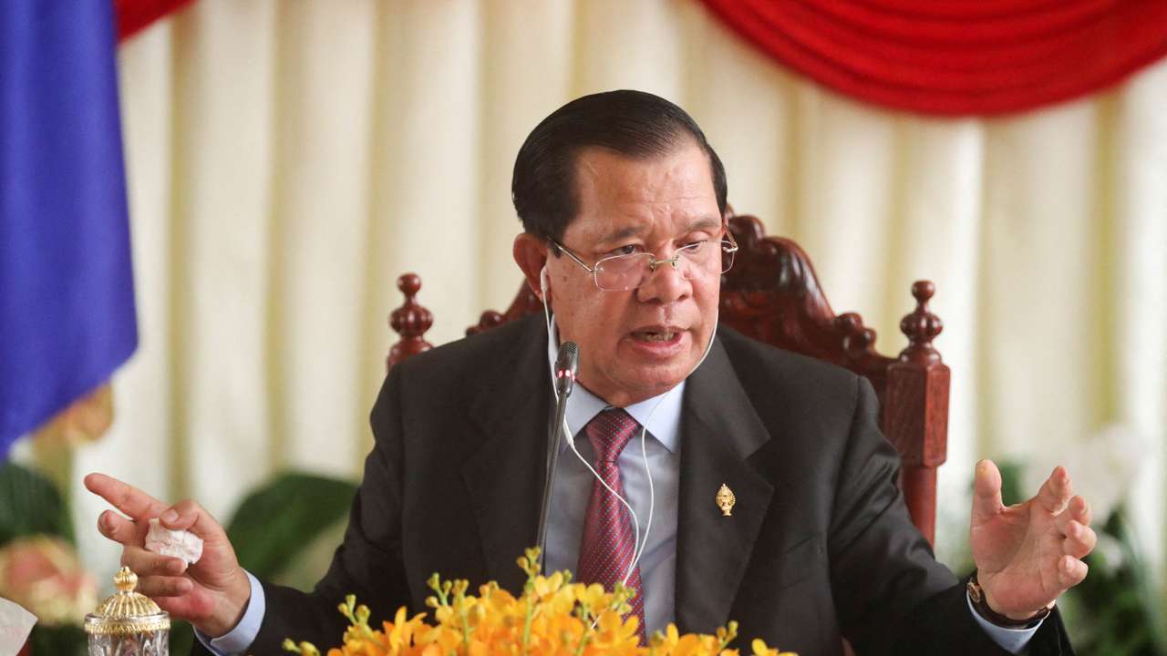 FILE PHOTO: Cambodia's former Prime Minister Hun Sen