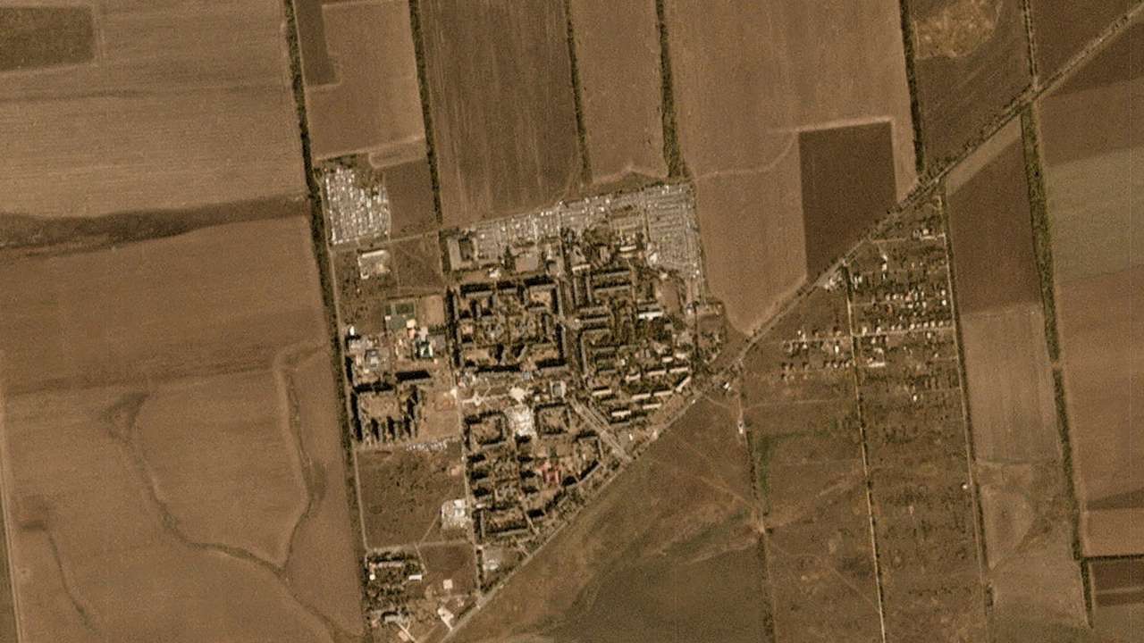 FILE PHOTO: A satellite view of Vuhledar