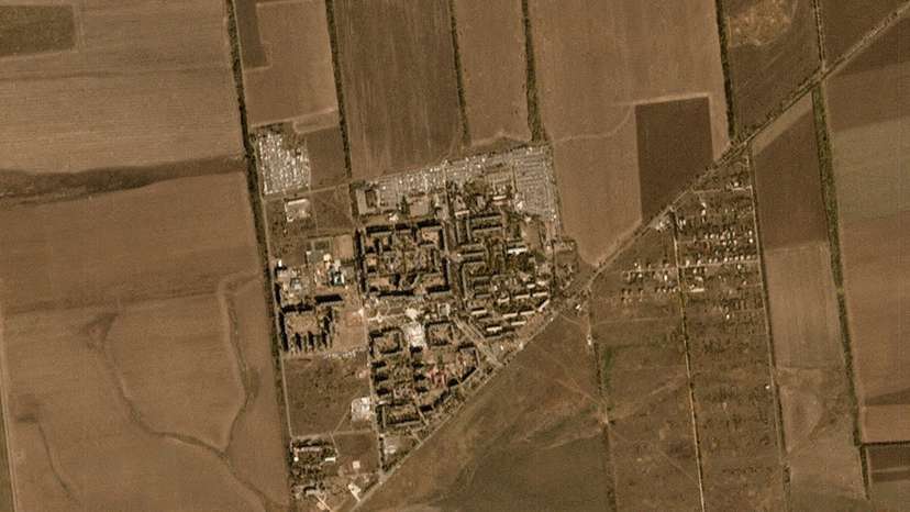 FILE PHOTO: A satellite view of Vuhledar