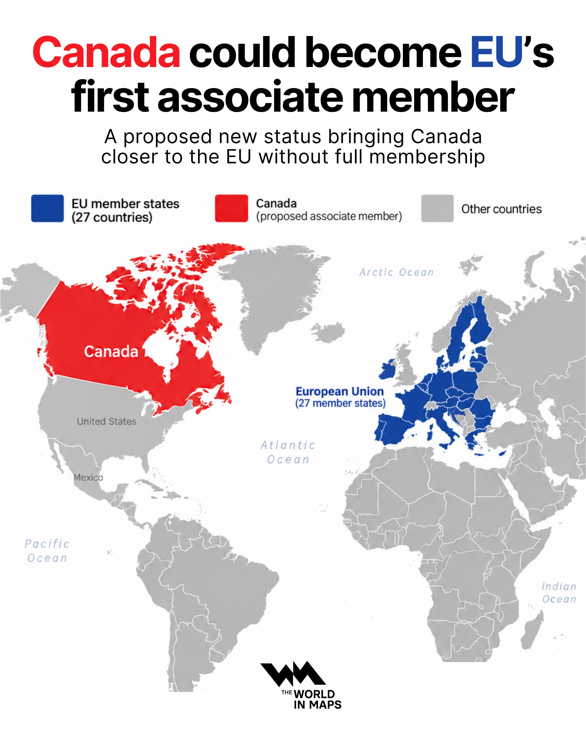 EU opens door to Canada becoming its first associate member