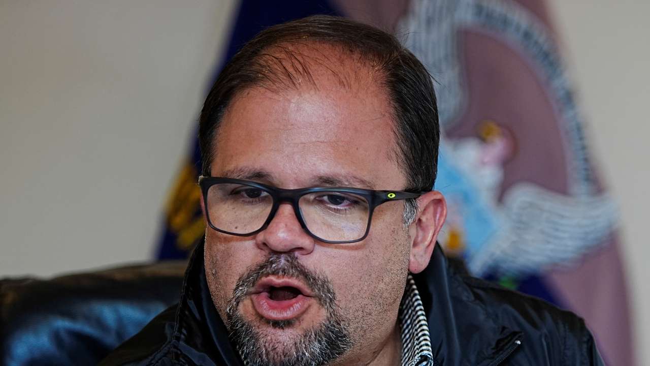 Ecuador's Interior Minister John Reimberg attends interview with Reuters, in Quito