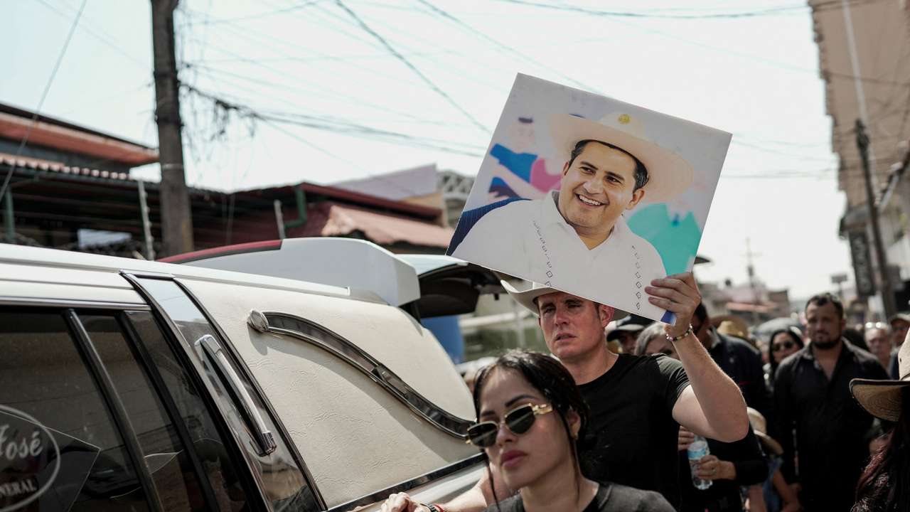 Funeral service for mayor Carlos Manzo in Uruapan