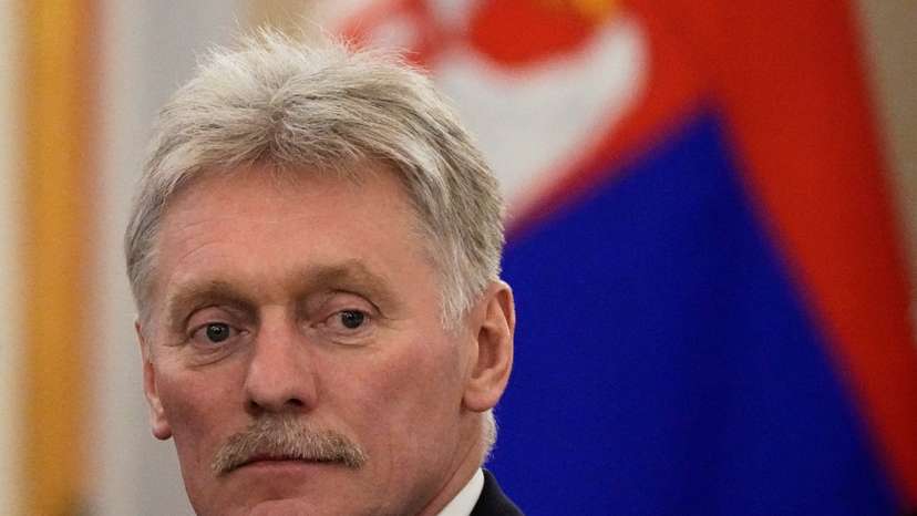 FILE PHOTO: Kremlin spokesman Dmitry Peskov attends a meeting between Russian President Vladimir Putin and Serbian President Aleksandar Vucic in the Kremlin,