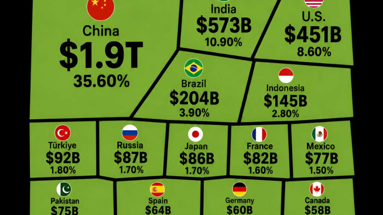 China leads the world in agricultural production value, ahead of India and US