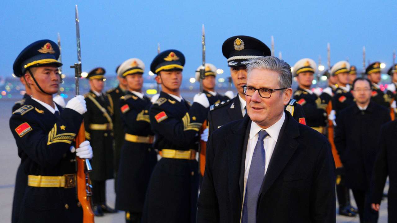 Britain's PM Starmer visits China