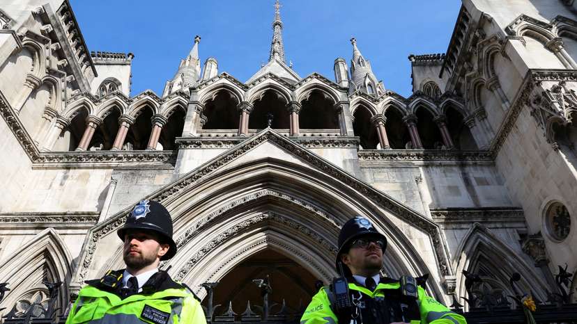 FILE PHOTO: London High Court hands down Julian Assange appeal ruling