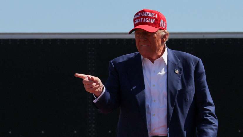 Republican presidential nominee Trump holds campaign rally in Wilmington, North Carolina