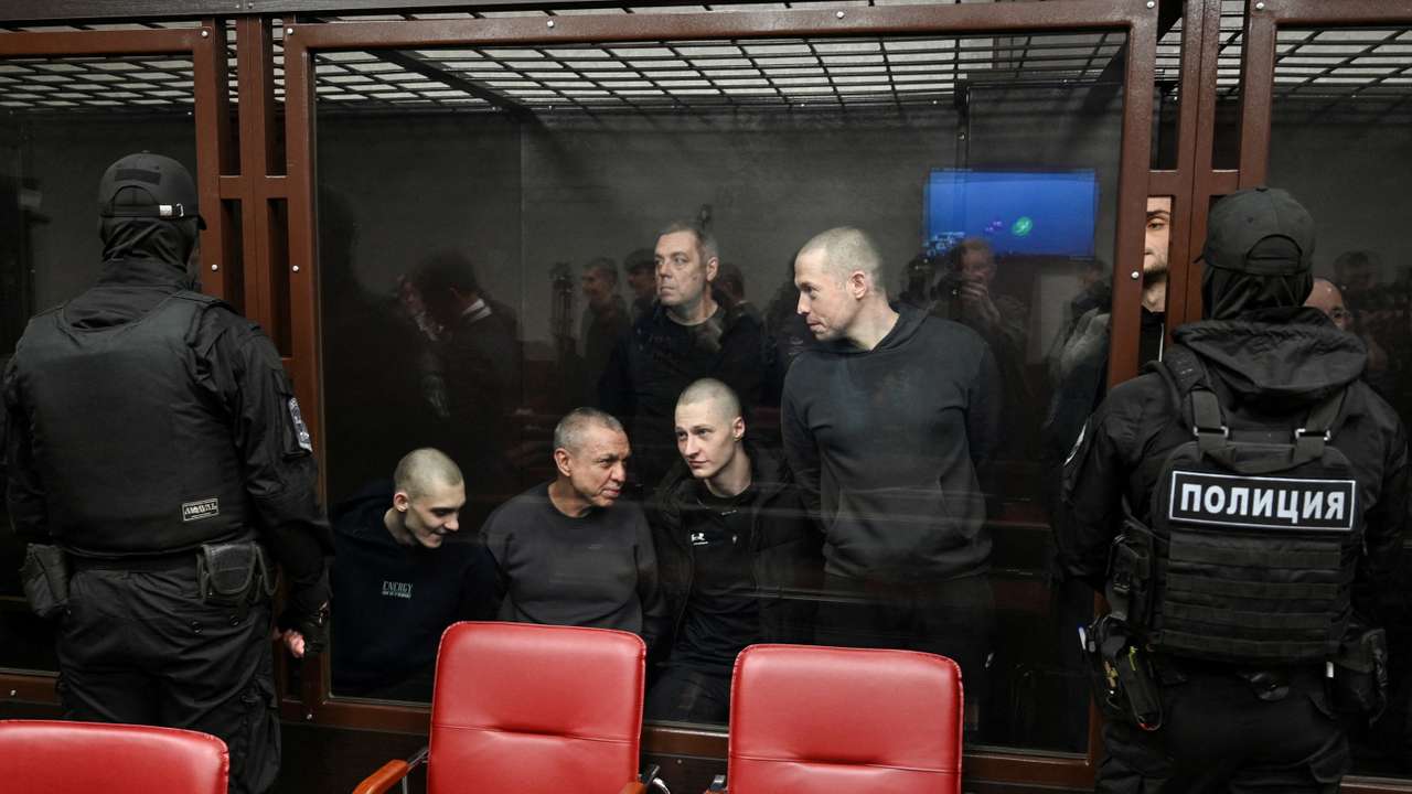 Verdict in a trial of captured members of Ukraine's former Azov Regiment in Rostov-on-Don
