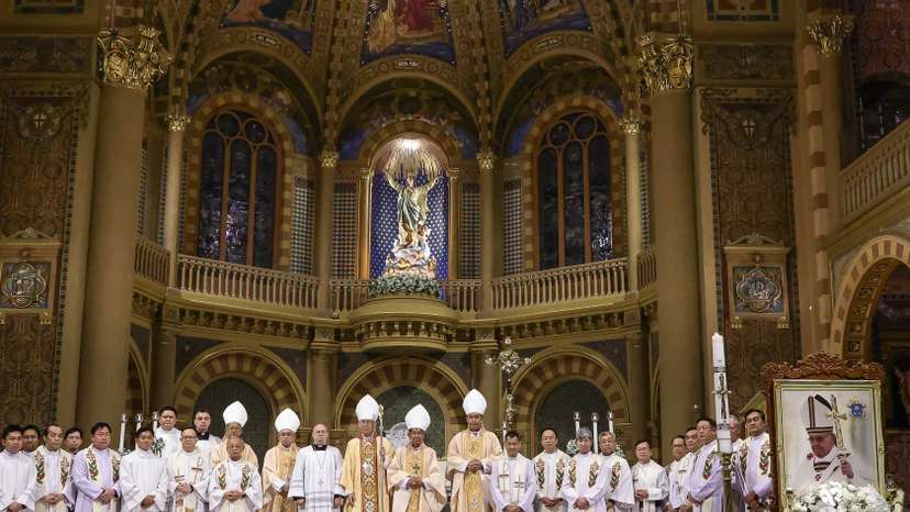 Mass In Memory Of The Pope Francis