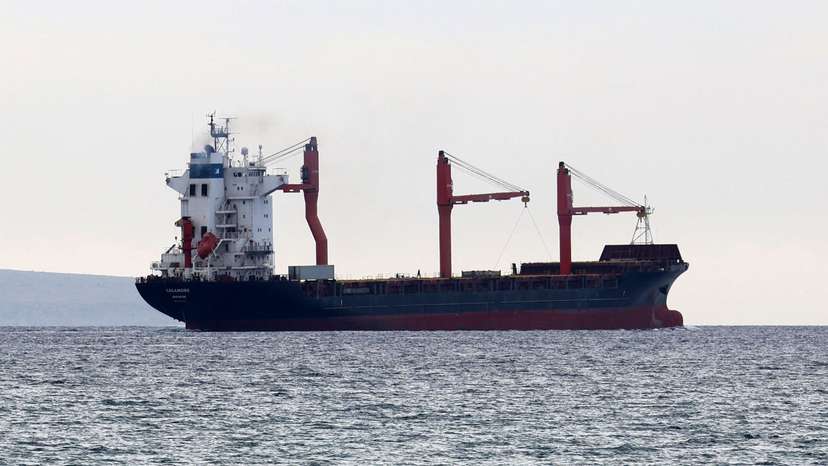 U.S. flagged cargo vessel carrying aid to a pier built by the U.S. off Gaza sets sail from Larnaca