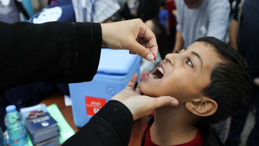Second phase of polio vaccination campaign in north Gaza after delay due to Israeli operation