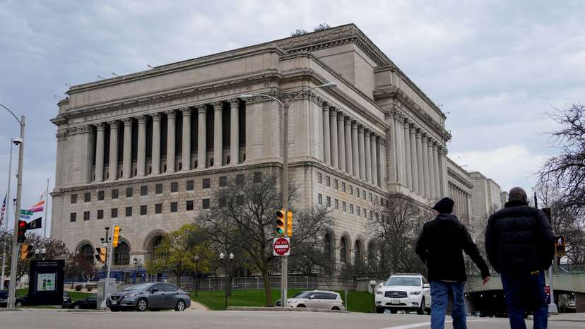 View of Milwaukee County Courthouse after Wisconsin county judge Hannah Dugan was arrested by U.S. officials, in Milwaukee