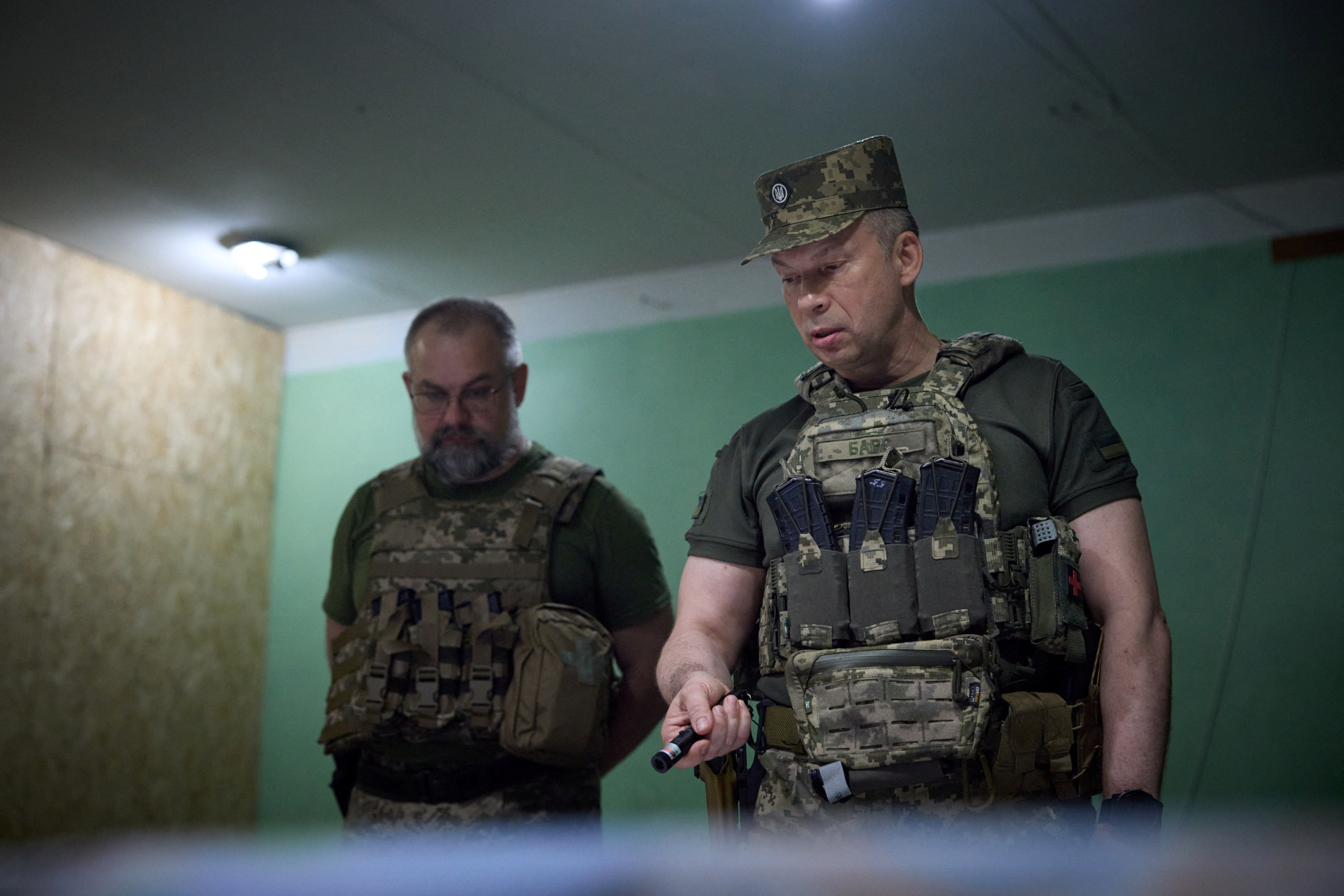 Ukraine's President Zelenskiy visits Donetsk region