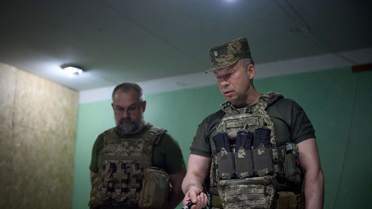 Ukraine's President Zelenskiy visits Donetsk region