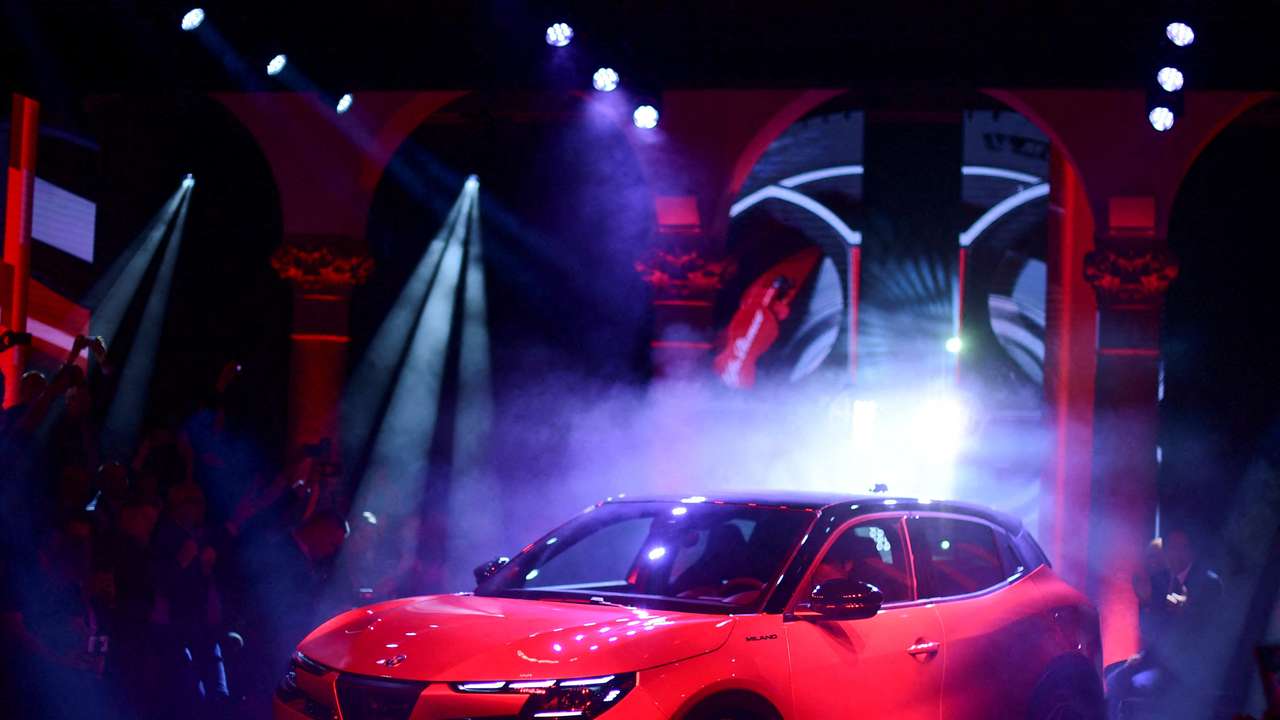 FILE PHOTO: Stellantis premium brand Alfa Romeo reveals, 'The Milano' its first fully electric vehicle
