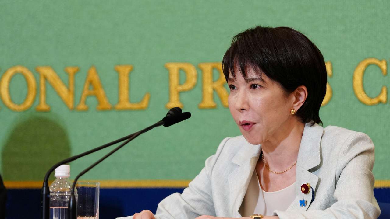 Japan's ruling party leadership race candidates hold debate, in Tokyo