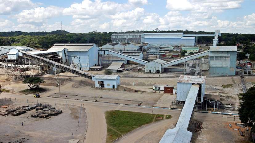 FILE PHOTO: An aerial view of the Konkola mine project in Chililabombwe, Zambia.