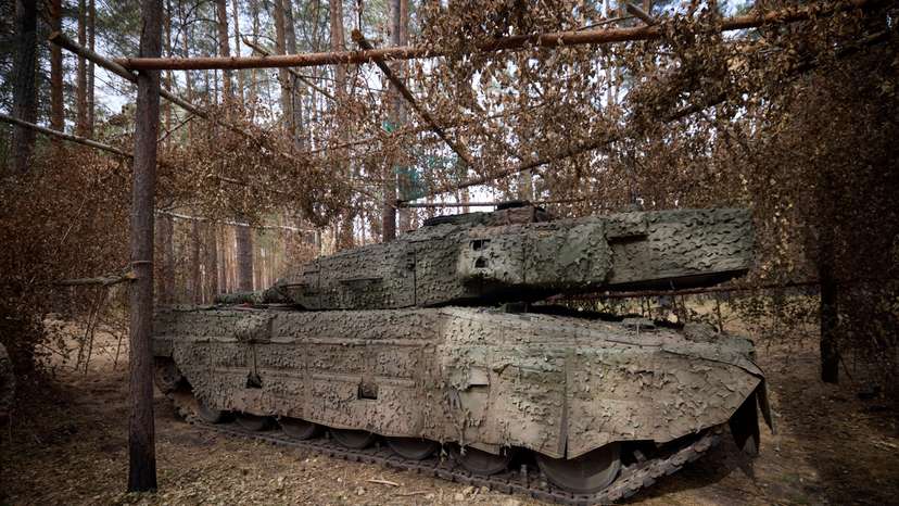 Ukraine's President Zelenskiy visits a front line in Eastern Ukraine