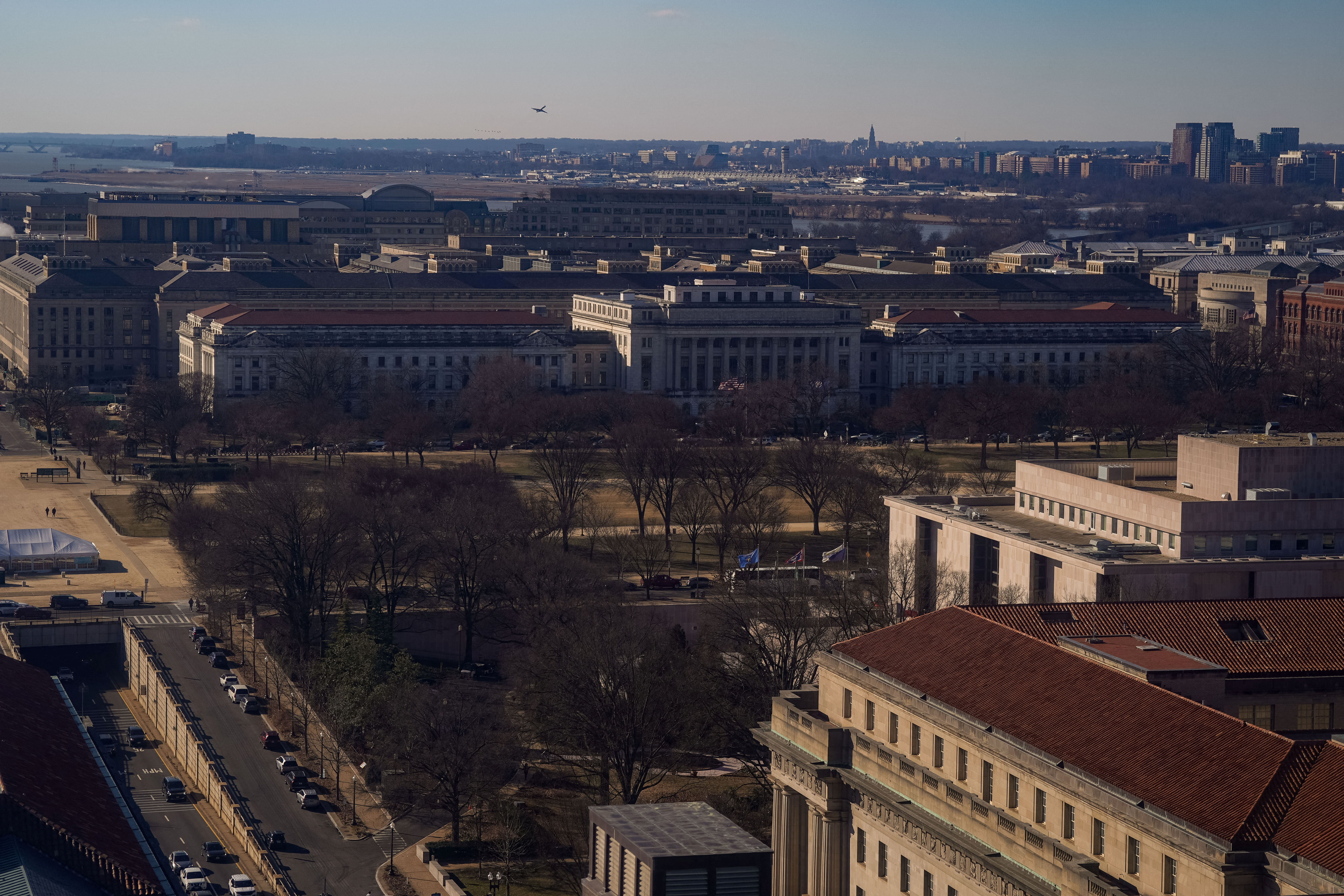 The Skyline of Washington DC, from The Old Post Office Tower