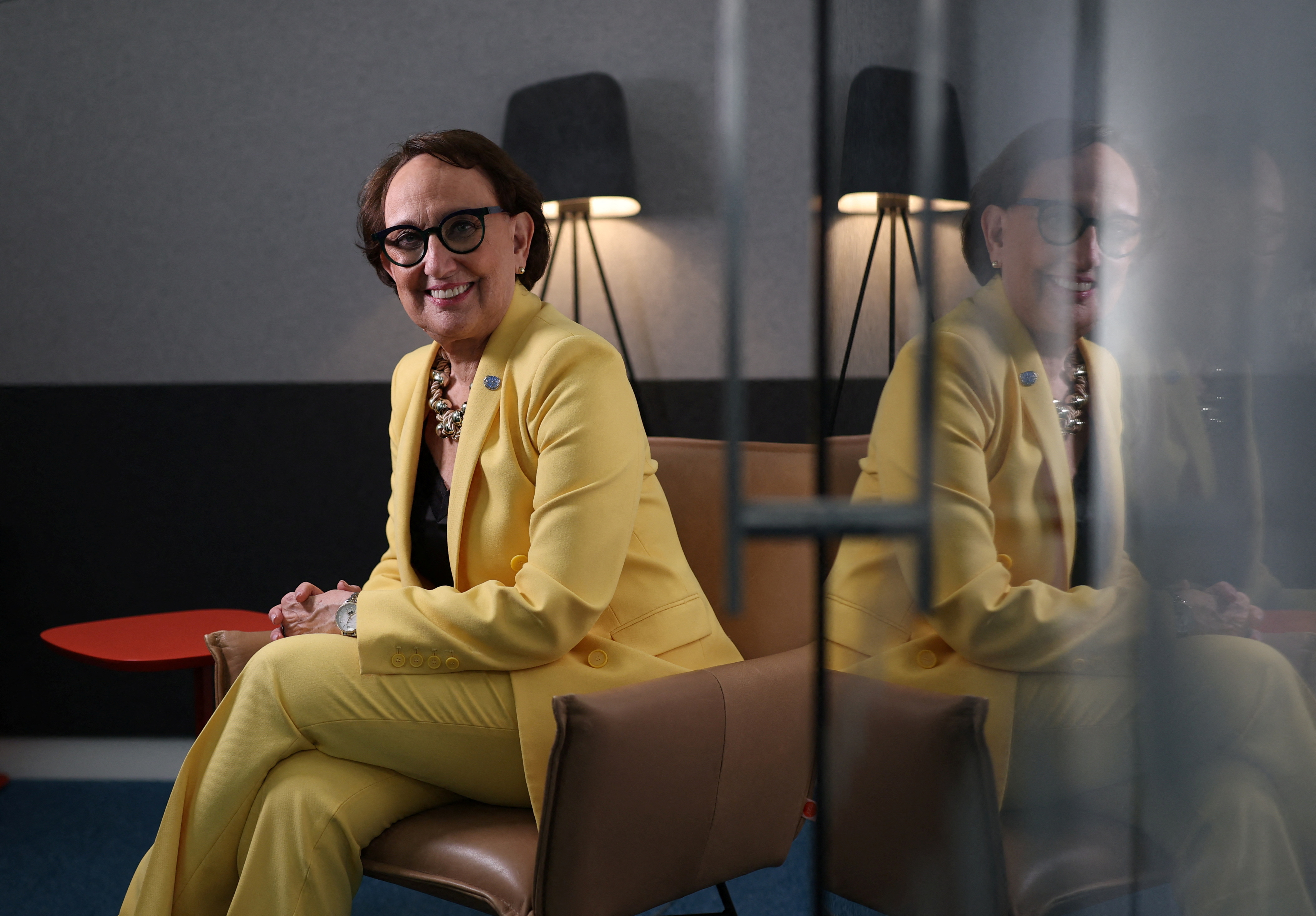 Rebeca Grynspan poses for a portrait during an interview with Reuters