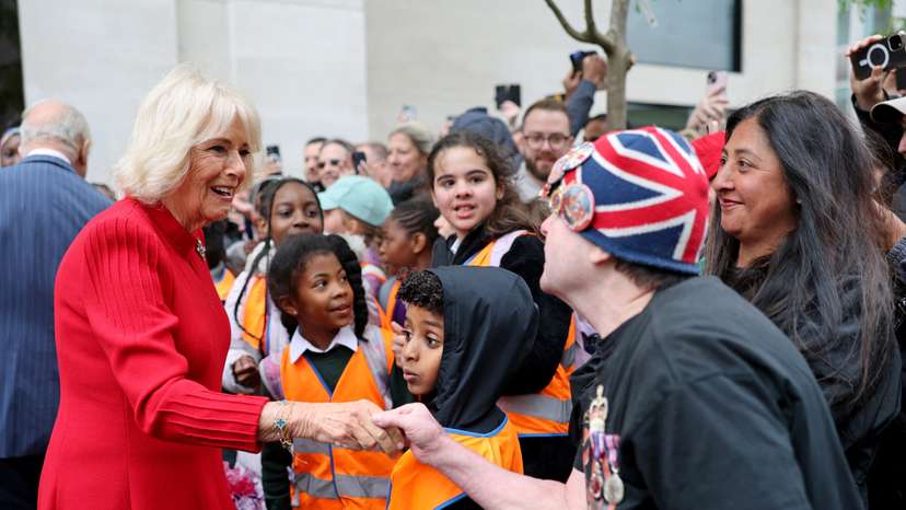 Britain's King Charles and Queen Camilla visit the National Gallery