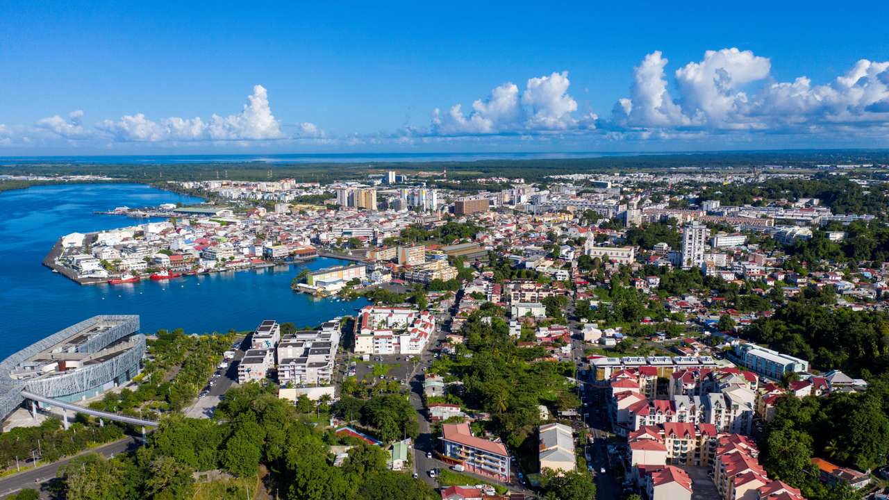 FILE PHOTO: French police reinforcements monitor unrest over COVID restrictions in Guadeloupe