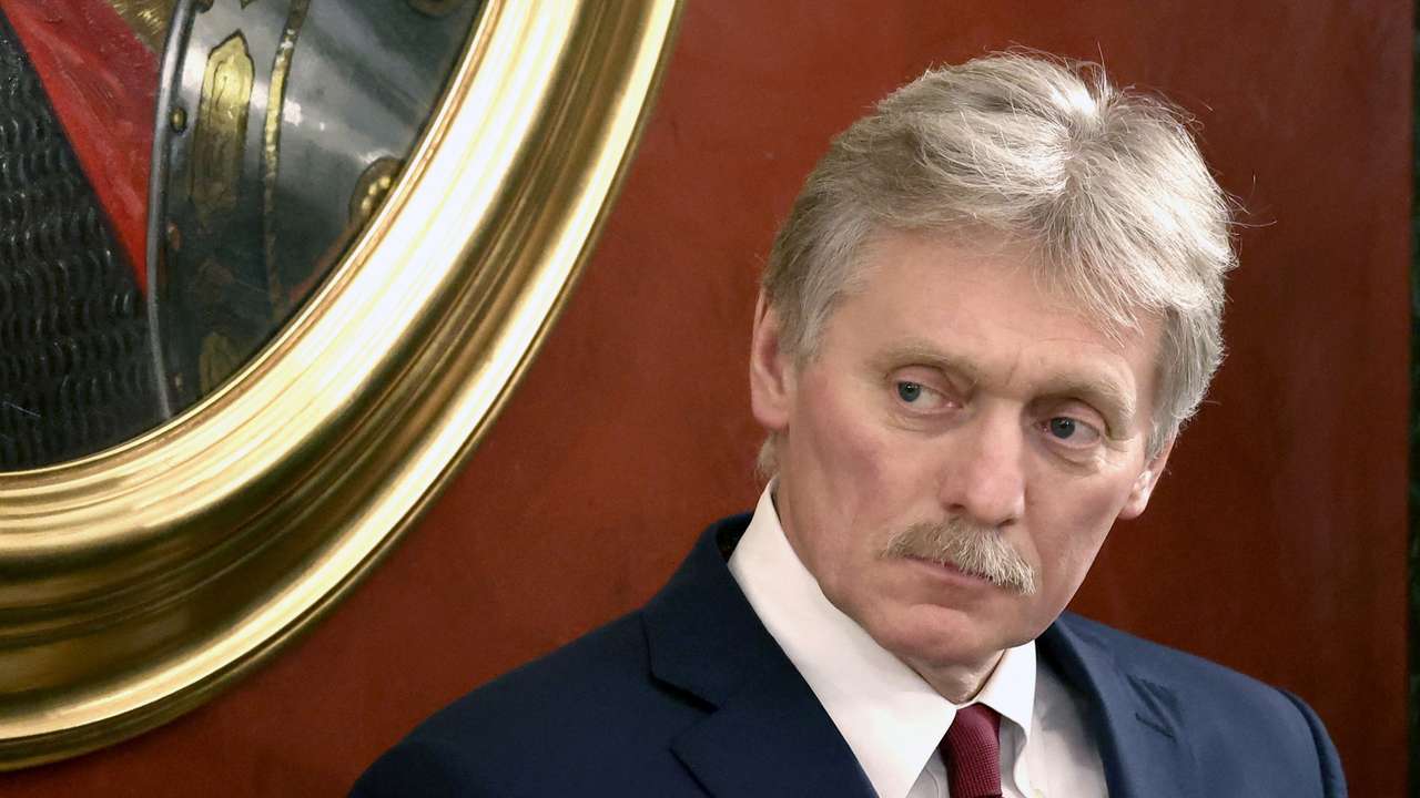 Kremlin spokesman Dmitry Peskov attends a news conference in Moscow