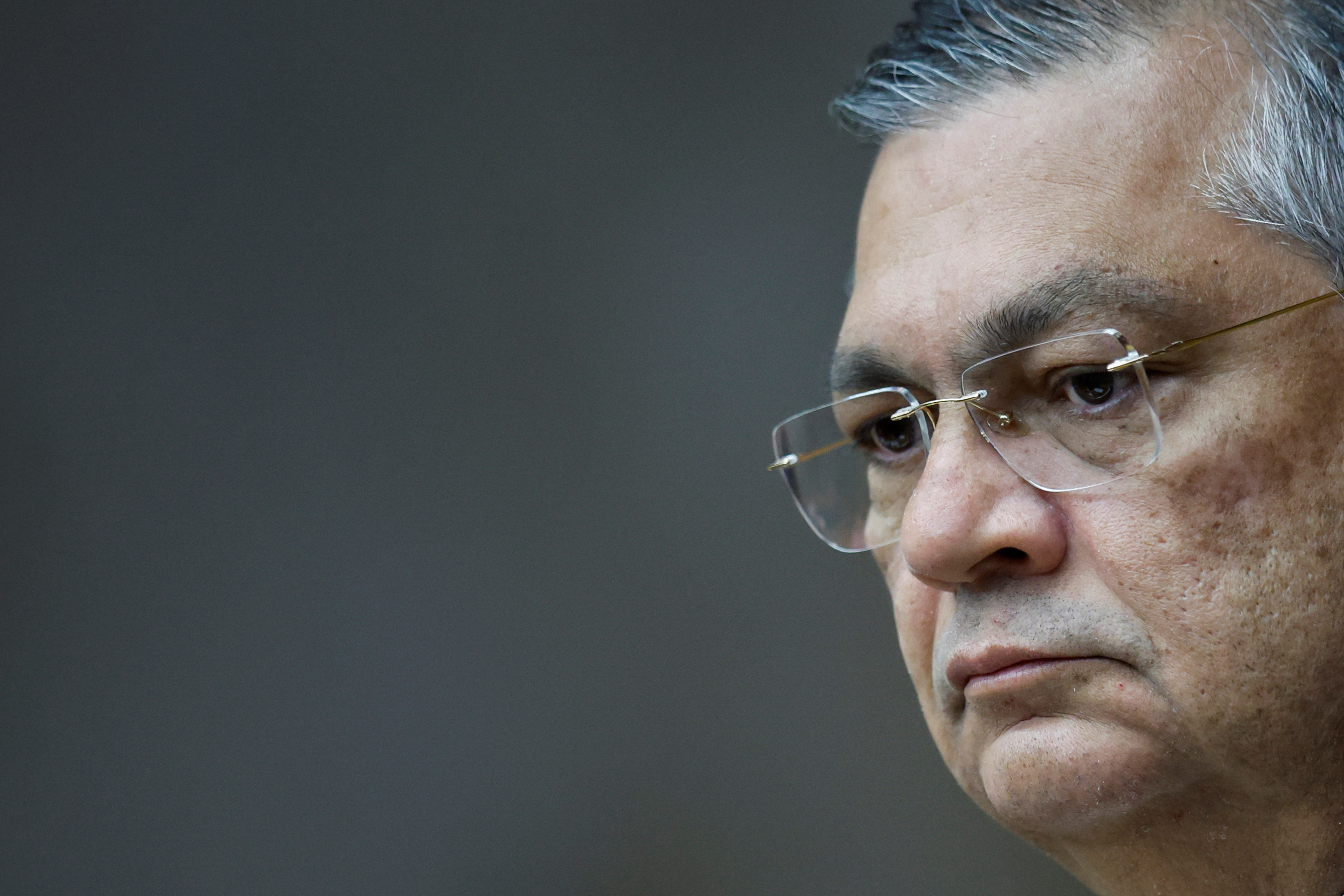 Brazil's Supreme Court Judge Flavio Dino attends a session of the Supreme Court in Brasilia