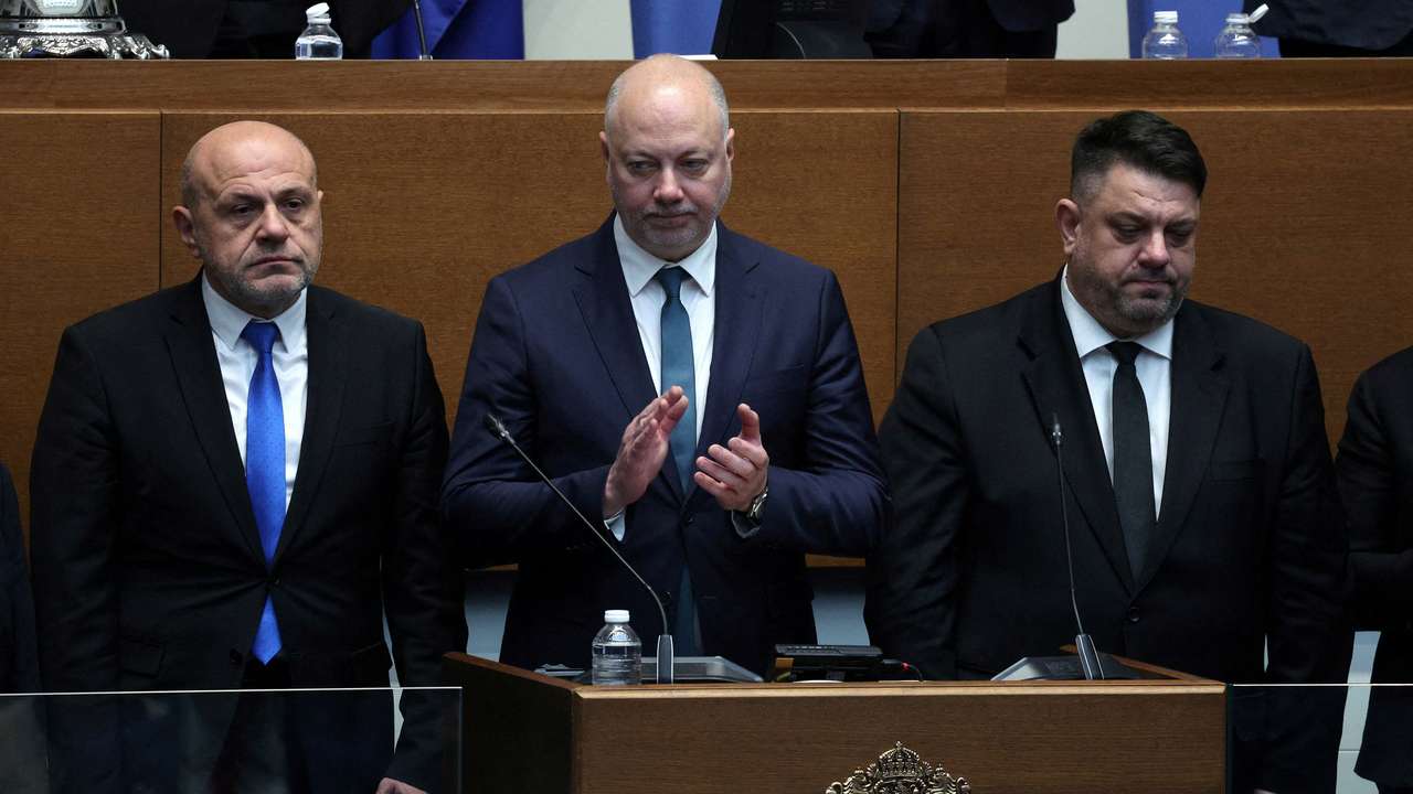 FILE PHOTO: Bulgaria's parliament votes on the new government of Rosen Zhelyazkov in Sofia