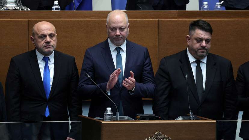FILE PHOTO: Bulgaria's parliament votes on the new government of Rosen Zhelyazkov in Sofia