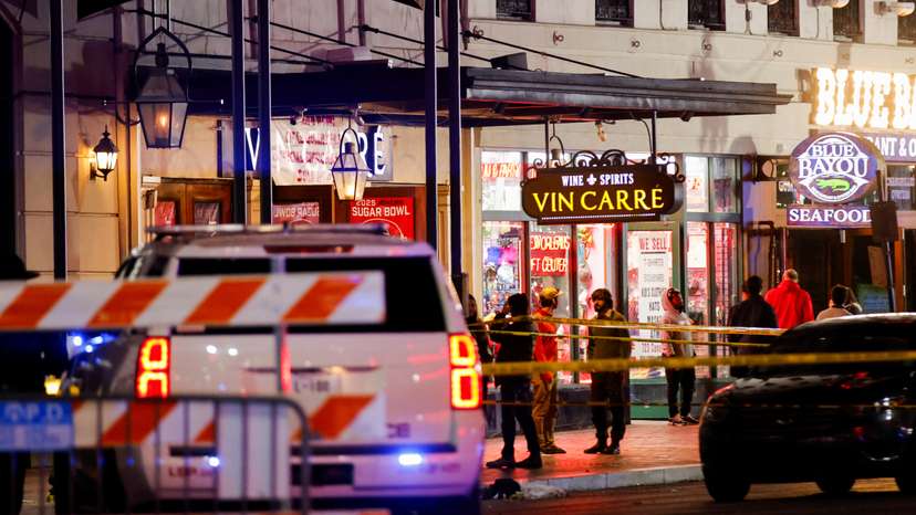 Driver crashes into crowd celebrating New Year's Day in New Orleans
