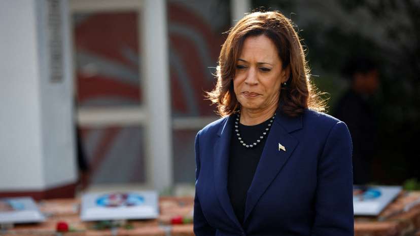 FILE PHOTO: U.S. Vice President Kamala Harris meets with gun violence victims in Parkland