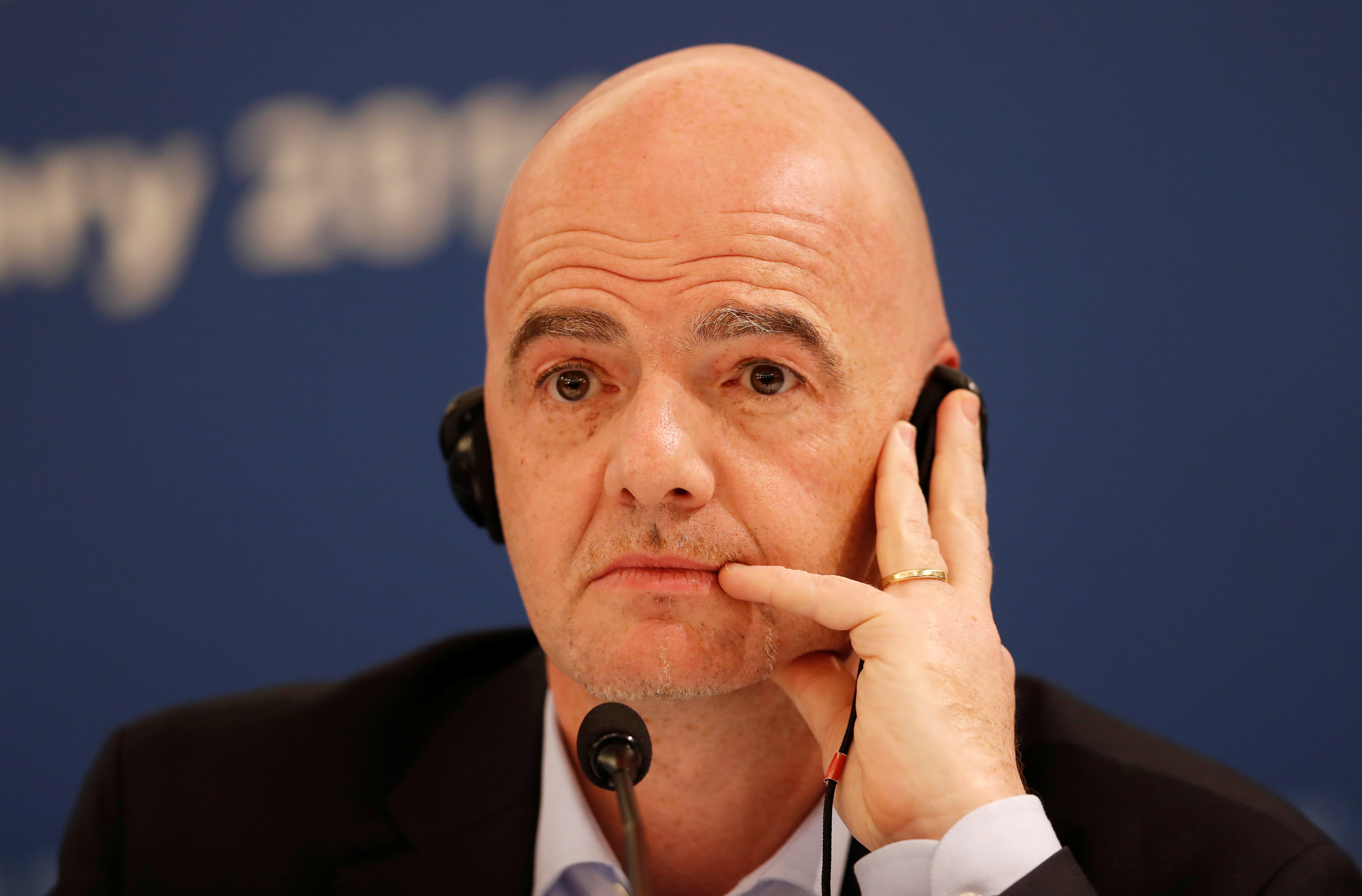 FIFA President Gianni Infantino Media Briefing