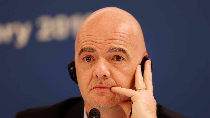 FIFA President Gianni Infantino Media Briefing