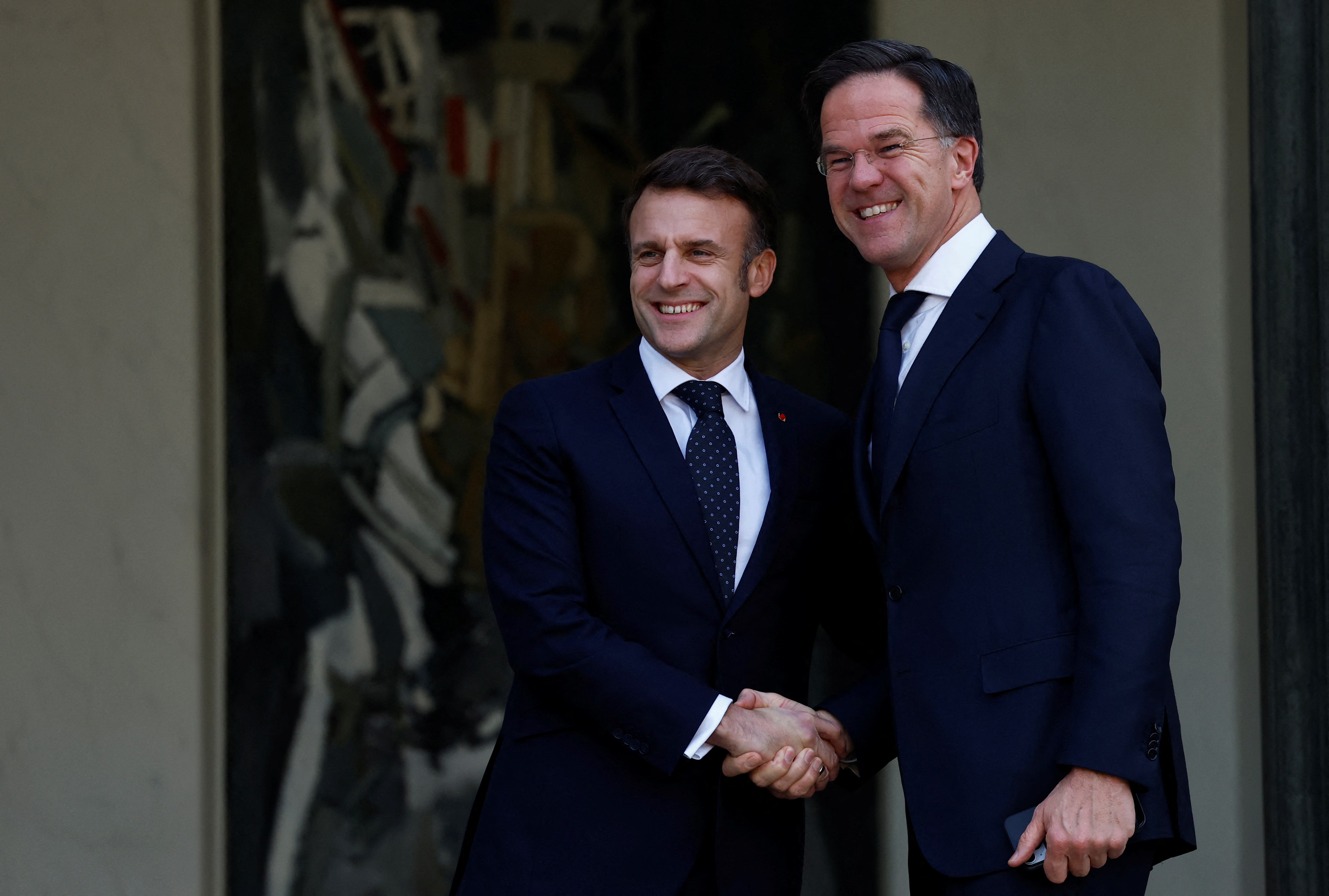 French President Macron hosts a meeting of European leaders on Ukraine in Paris