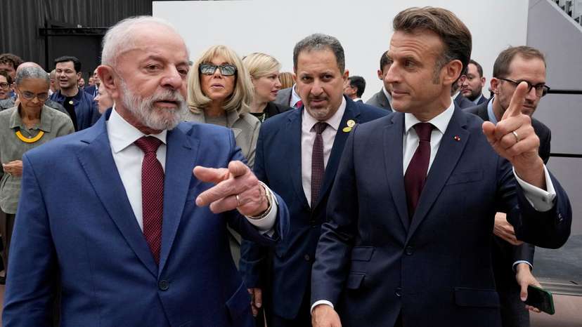 FILE PHOTO: Brazil's President Luiz Inacio Lula da Silva visits France