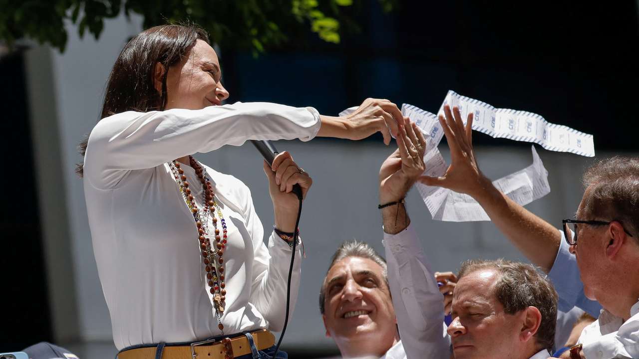 Protest against the election results announced by President Nicolas Maduro’s government, in Caracas
