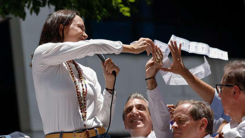 Protest against the election results announced by President Nicolas Maduro’s government, in Caracas